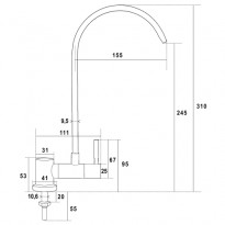 Faucet 9 Yogi Chrome