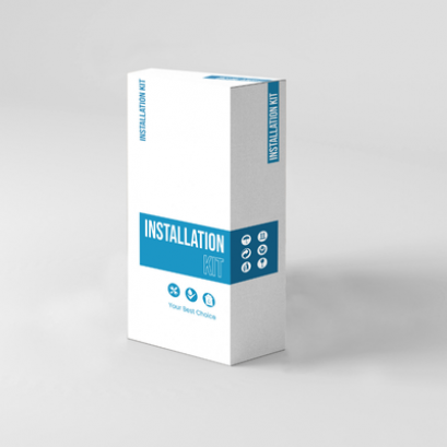 Installation KIT under 1/4'' with Faucet American S.S. Installation KIT under 1/4'' with Faucet American S.S.