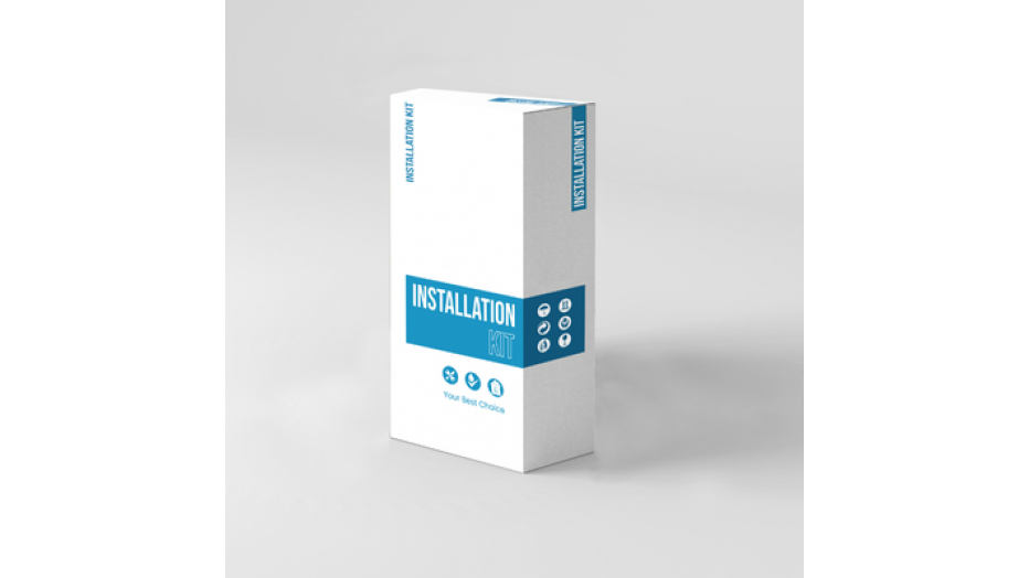 Installation KIT under 1/4'' with Faucet American S.S. Installation KIT under 1/4'' with Faucet American S.S.