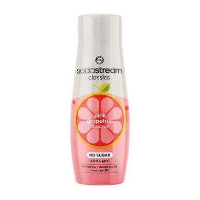 SodaStream Pink Grapefruit Syrup 440ml for Sparkling Drink (SUGAR-FREE)