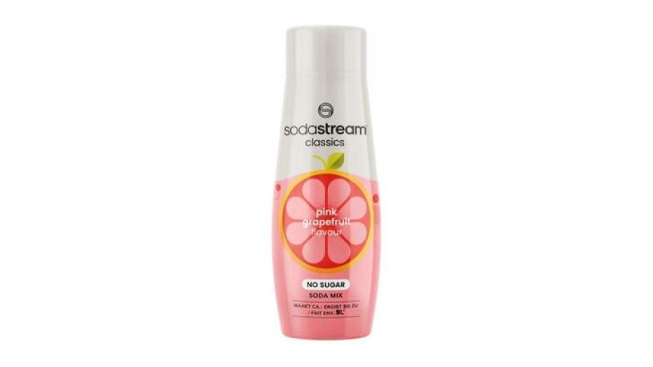 SodaStream Pink Grapefruit – Σιρόπι 440ml για Ανθρακούχο Αναψυκτικό (ΧΩΡΙΣ ΖΑΧΑΡΗ)